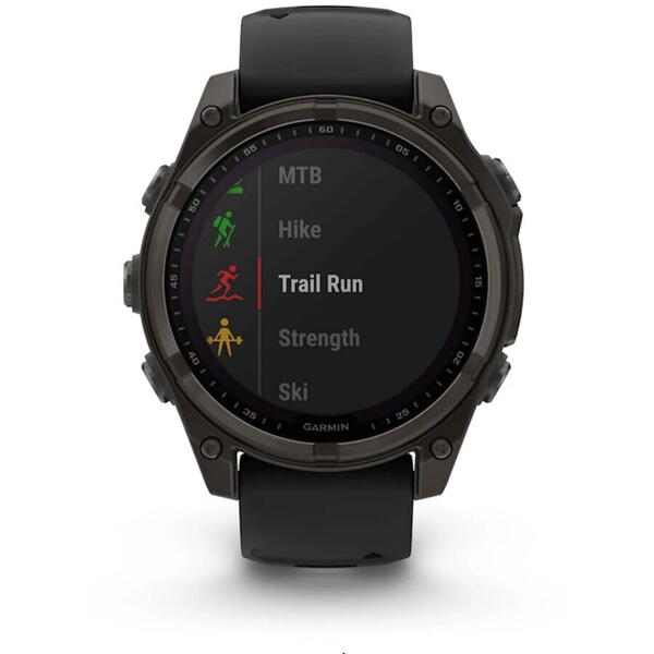 Ceas Smartwatch Fenix 8 Solar Sapphire Garmin - GPS, Baterie Solară - 7