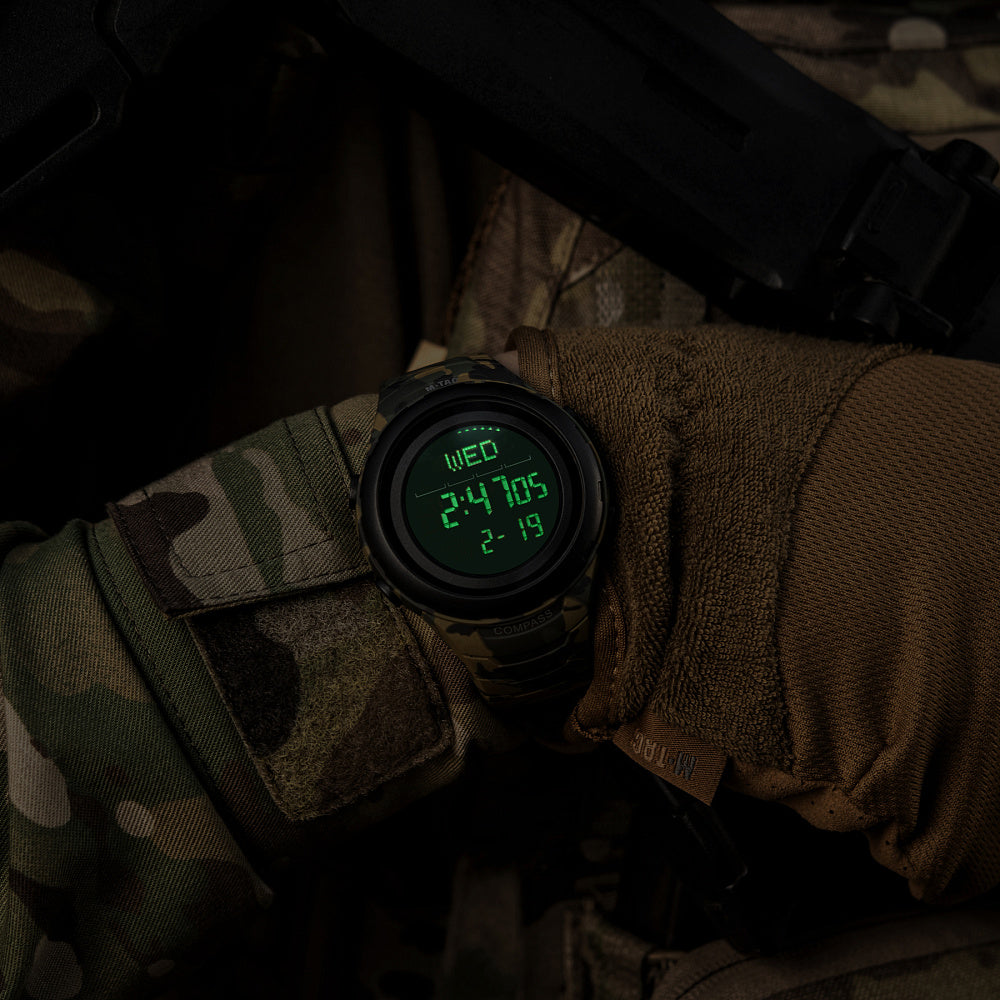 Ceas Tactic 2166 M-Tac - Camo, Rezistent la Apă