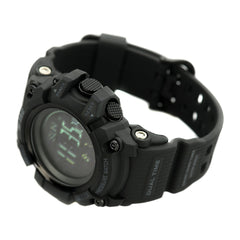 Ceas Tactic Adventure M-Tac - Negru, Multifuncțional & Rezistent