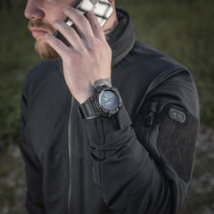 Ceas Tactic Adventure M-Tac - Negru, Multifuncțional & Rezistent