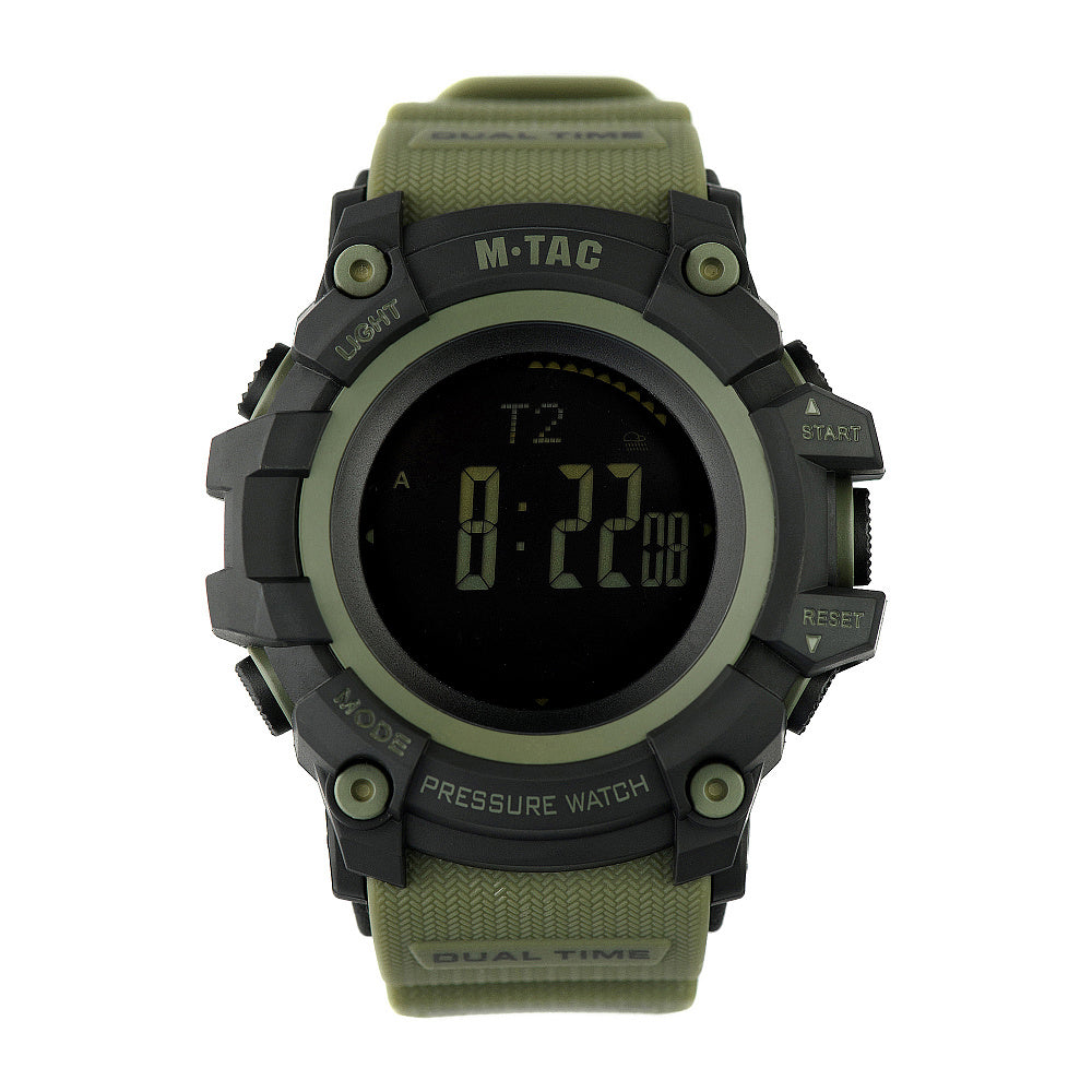 Ceas Tactic Adventure M-Tac - Negru/Olive Multisport
