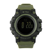 Ceas Tactic Adventure M-Tac - Negru/Olive Multisport