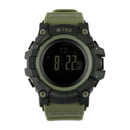 Ceas Tactic Adventure M-Tac - Negru/Olive Multisport