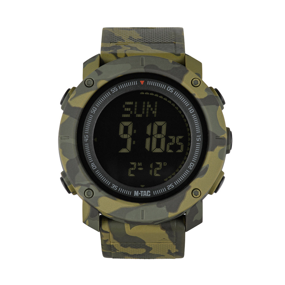 Ceas Tactic cu Compas 2095 M-Tac - Camo, 5ATM, Rezistent