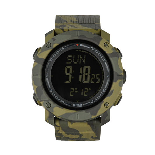 Ceas Tactic cu Compas 2095 M-Tac - Camo, 5ATM, Rezistent