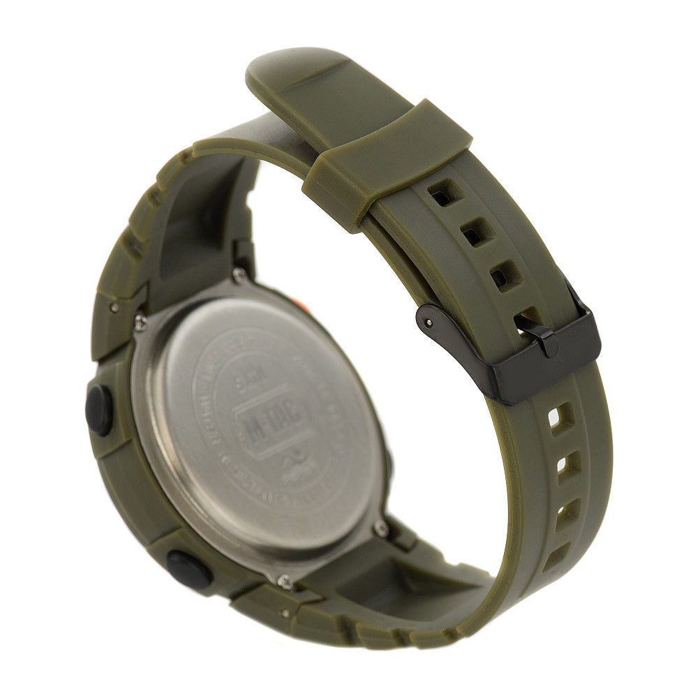 Ceas Tactic cu Compas M-Tac - Olive, Impermeabil