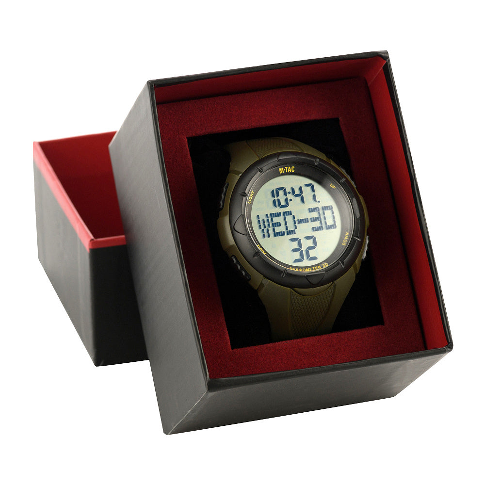 Ceas Tactic cu Pedometru M-Tac - Olive, Monitorizare Activitate