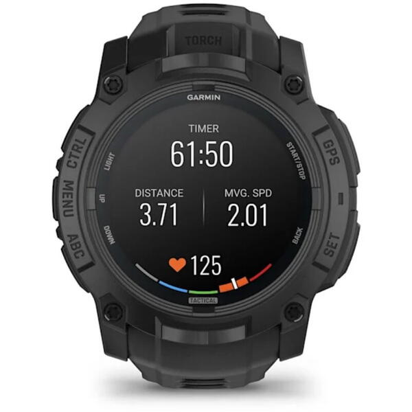 Ceas Tactic Instinct 2X Solar Garmin - AMOLED, GPS, Monitorizare Avansată - 5