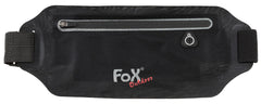 Centură Alergat Run Negru FoxOutdoor - Elastic, Buzunar Impermeabil
