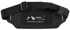 Centură Alergat Run Negru FoxOutdoor - Elastic, Buzunar Impermeabil