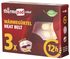 Centură Încălzire Thermopad 3buc - 12h, 48°C