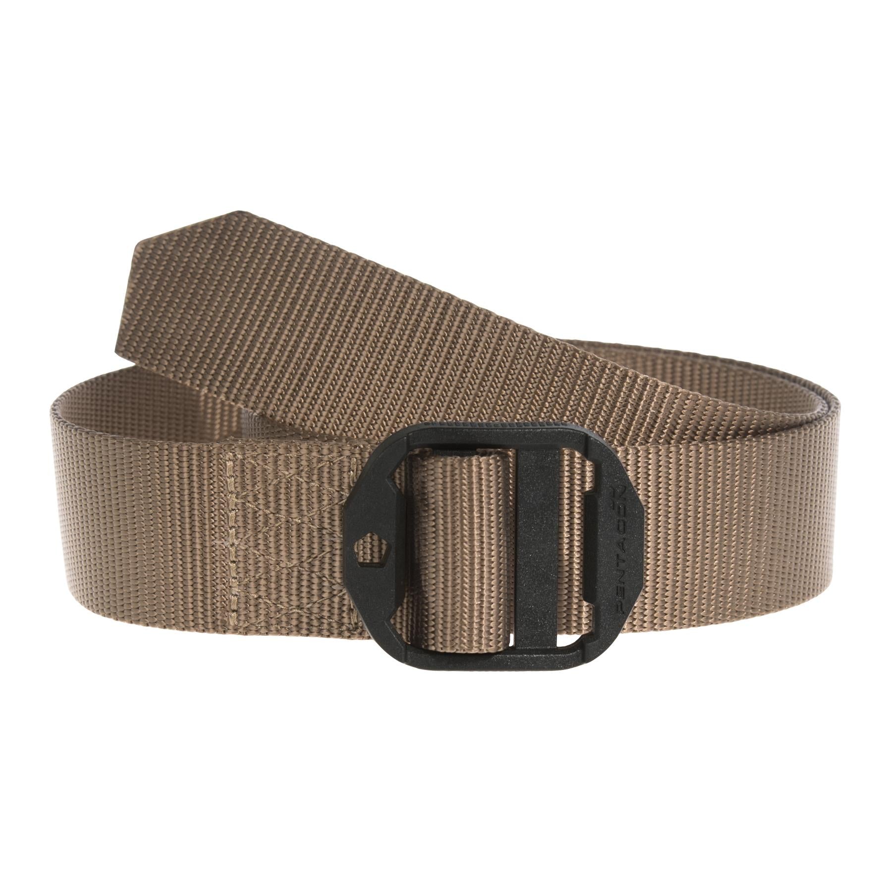 Centura Komvos Single 1.50" S Pentagon Tactical Coyote - Confort Discret și Siguranță Aeroportuară