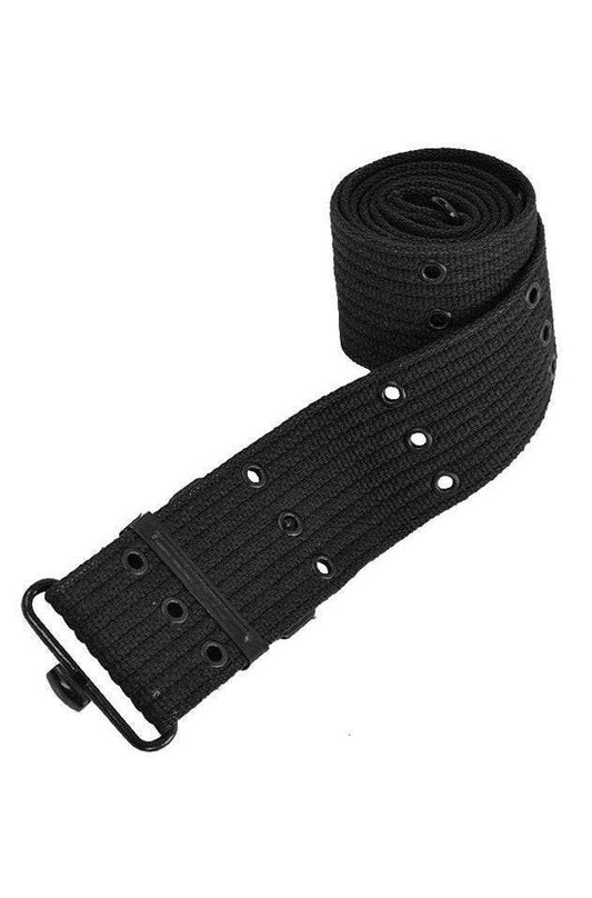 Centură Mil-Tec US Pistol Belt – Lățime 5,5 cm, 80% Bumbac, Neagră