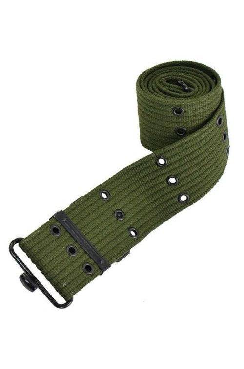 Centură Mil-Tec US Pistol Belt – Lățime 5,5 cm, 80% Bumbac, Oliv