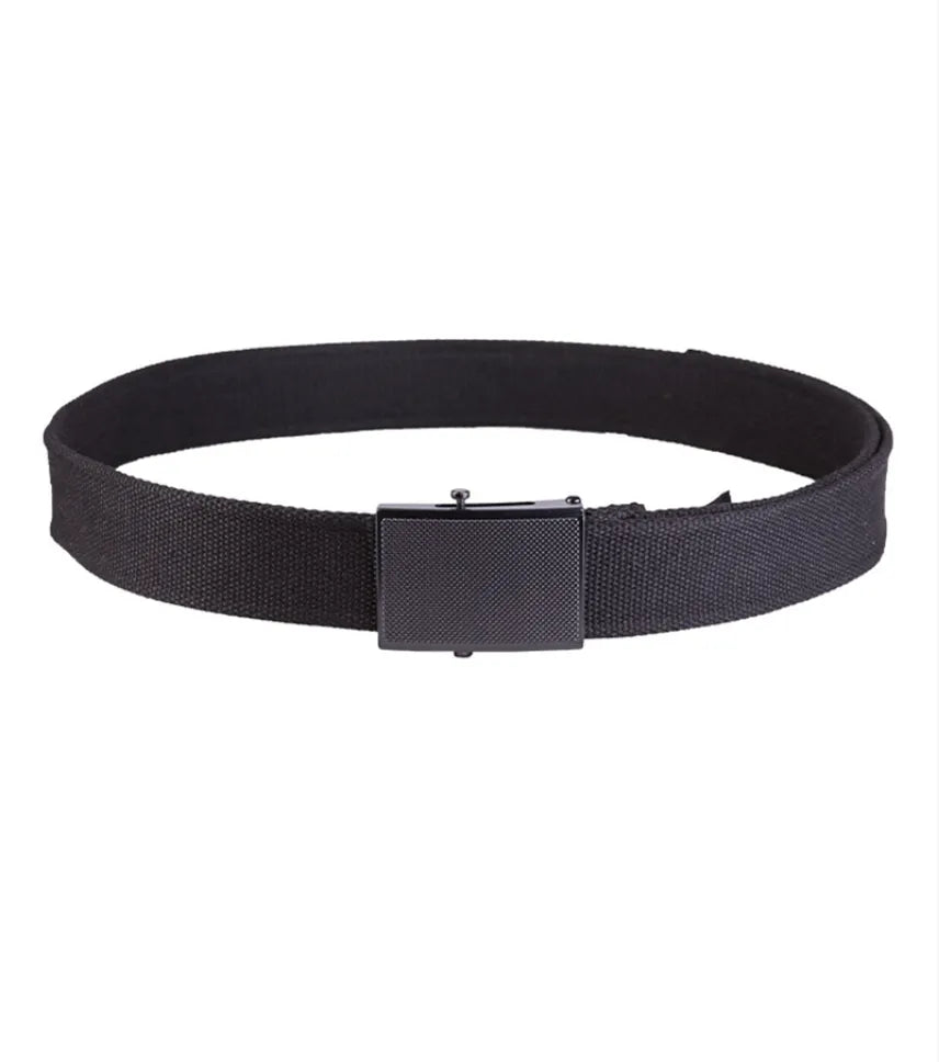Centură Neagră 40 mm „BW Type” – Inspirată de Echipamentul Militar German, Robustă și Reglabilă