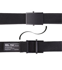Centură Neagră 40 mm „BW Type” – Inspirată de Echipamentul Militar German, Robustă și Reglabilă