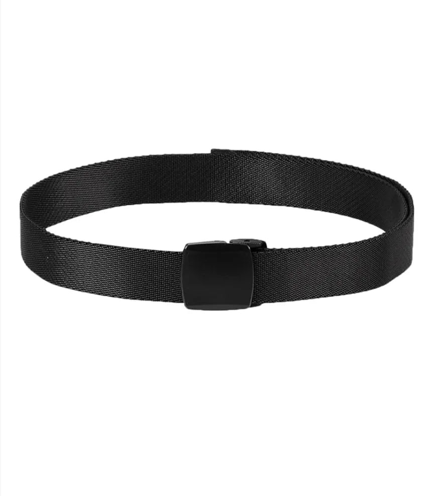 Centură Neagră Elastică 38 mm cu Cataramă Quick-Release YKK® – Confort Tactic, Flexibilitate și Zero Metal