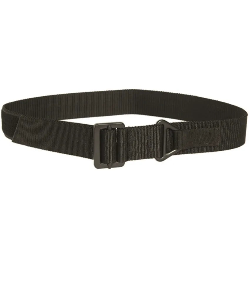 Centură Tactică Black Rigger 43 mm – Cataramă din Aluminiu, Reglabilă, Fiabilitate Maximală