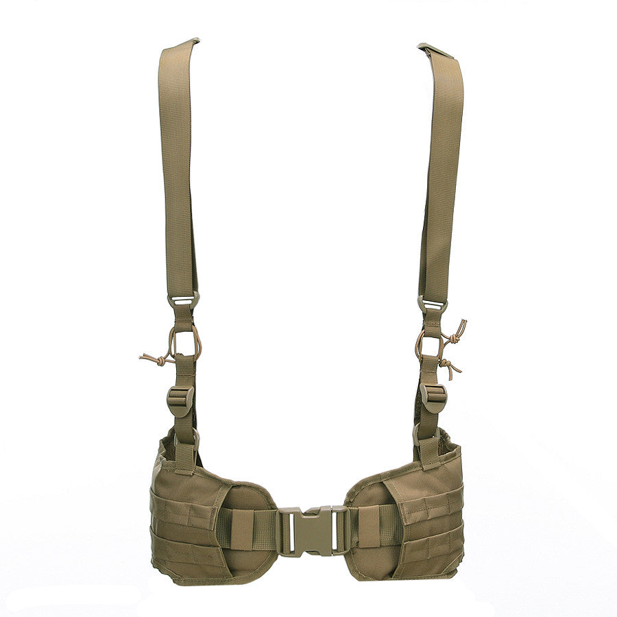 Centură Tactică & Bretele Combat belt + suspender Coyote - Stabilitate Avansată