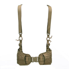 Centură Tactică & Bretele Combat belt + suspender Coyote - Stabilitate Avansată