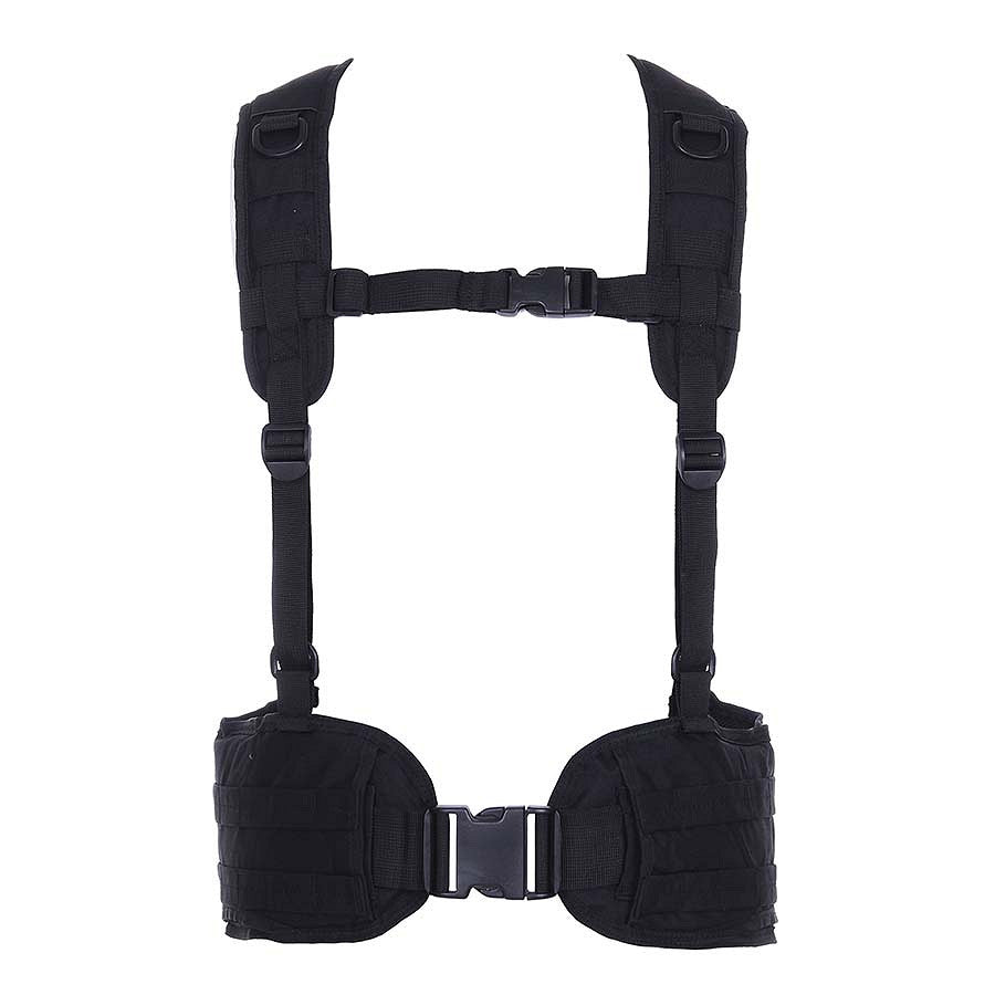 Centură Tactică cu Ham Negru - Stabilitate și Confort Superior