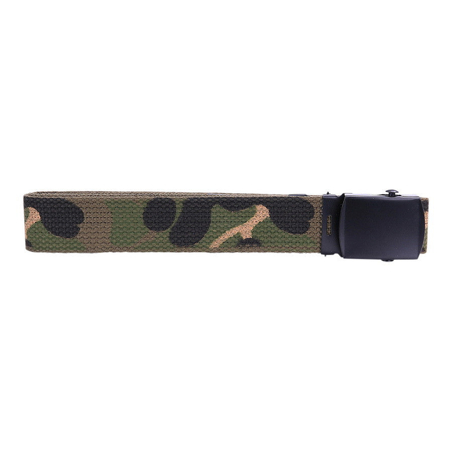 Centură Tropenkoppel cu cataramă neagră Woodland Military-Shop.ro - Rezistență Tactice Fără Compromis