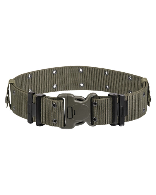 Centură US LC2 Mil-Tec – Lățime 6 cm, Cataramă Duraflex, Oliv