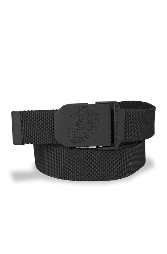 Centură Web USMC Mil-Tec – Lățime 3 cm, Cataramă Zamak, Neagră
