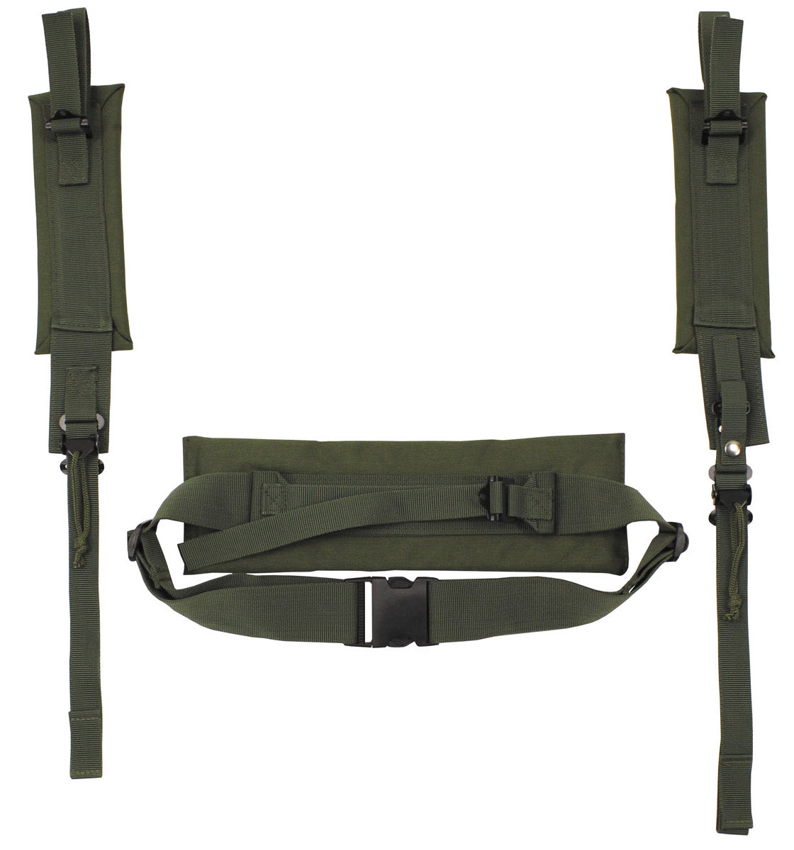 Centuri și Bretele ALICE Pack MFH OD Green - Căptușeală 35x10cm, Închidere Click