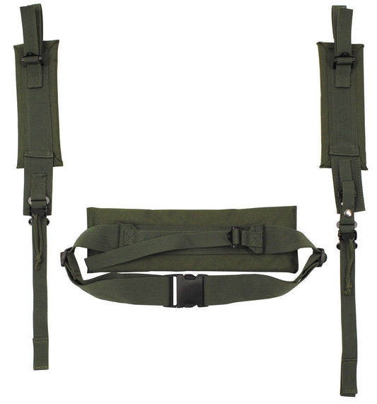 Centuri și Bretele ALICE Pack MFH OD Green - Căptușeală 35x10cm, Închidere Click