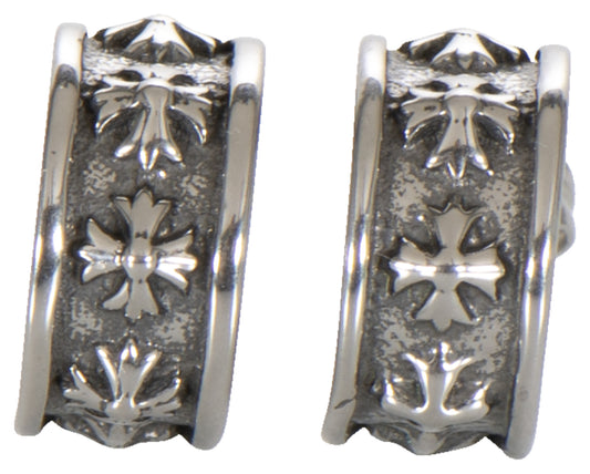 Cercei Cross Patonce Louis - Design Filigran, Oțel Inoxidabil
