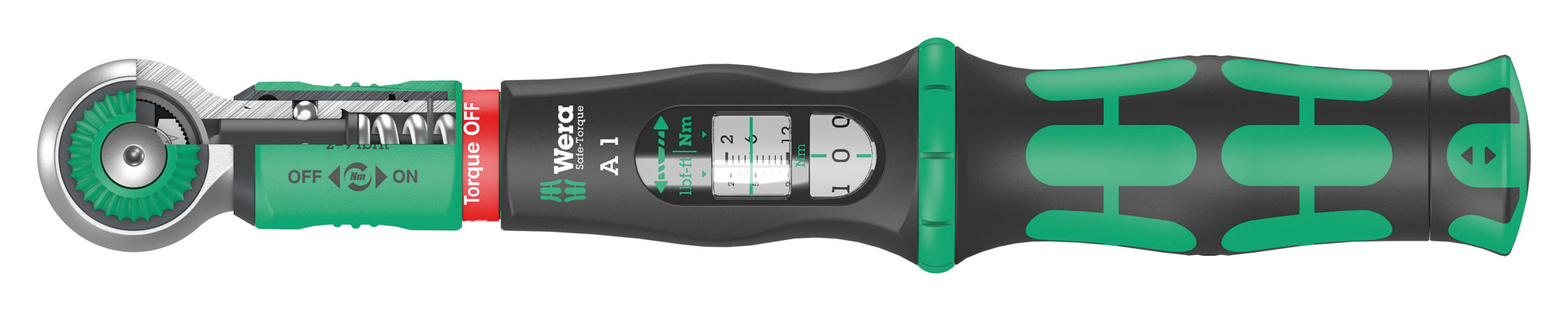 Cheie Dinamometrică Safe-Torque A1 Wera - Precizie 2-12 Nm