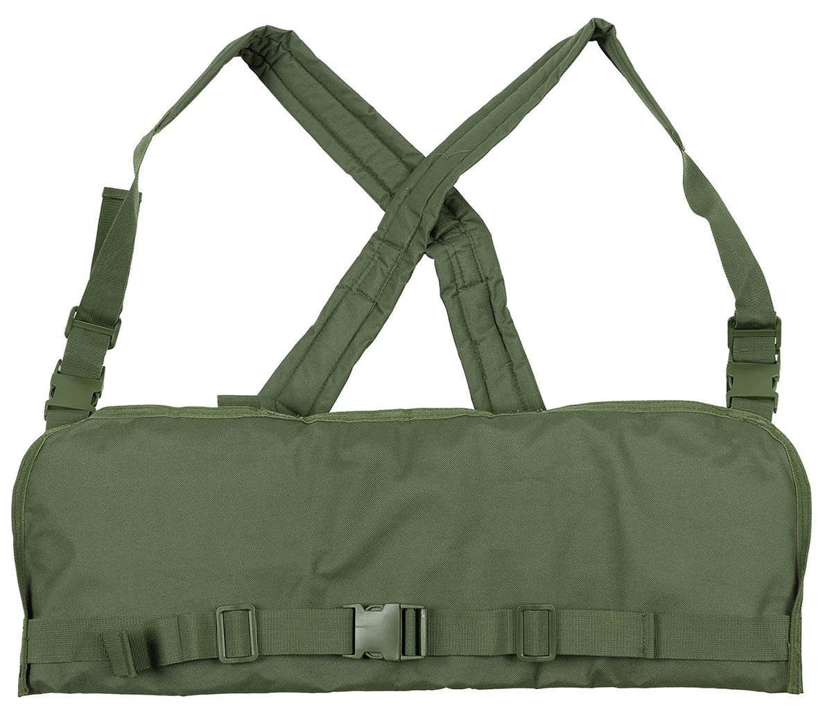 Chest Rig cu 9 Buzunare Oliv - 100% Poliester, 9 Compartimente