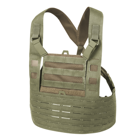 Chest Rig Helikon-Tex Adaptive Green cu MOLLE/PALS tăiat cu laser