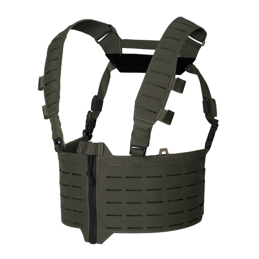 Chest Rig Helikon-Tex Warwick Zip Front Laser Cut Ranger Green