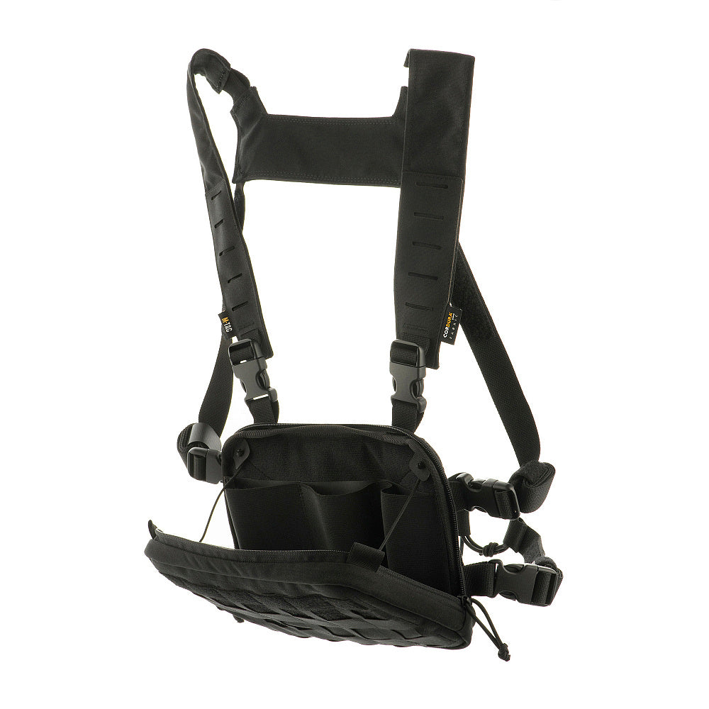 Chest Rig Militar Elite M-Tac - Negru, Multifuncțional & Confortabil