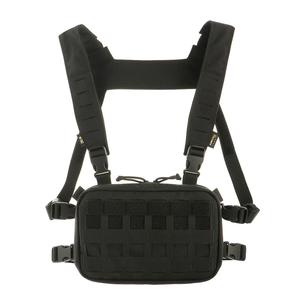 Chest Rig Militar Elite M-Tac - Negru, Multifuncțional & Confortabil