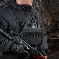 Chest Rig Militar Elite M-Tac - Negru, Multifuncțional & Confortabil