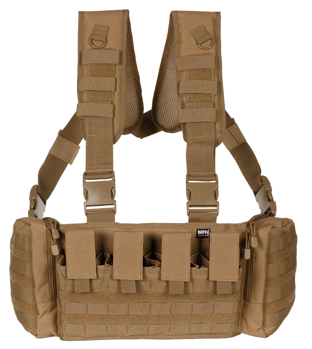Chest Rig "Mission" Coyote MFHProfessional - Sistem Modular, Purtare Peste Vestă Balistică