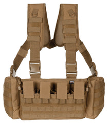 Chest Rig "Mission" Coyote MFHProfessional - Sistem Modular, Purtare Peste Vestă Balistică
