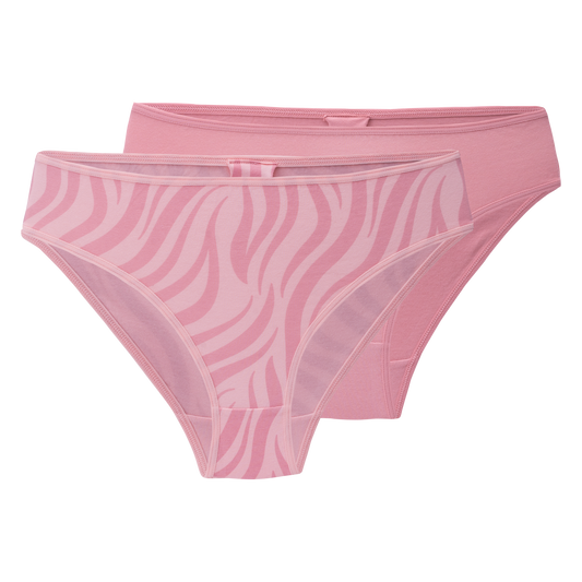 Chiloți Fete NELLY JRG 2PACK Martes Essentials - Confort Sportiv, Bumbac - 1