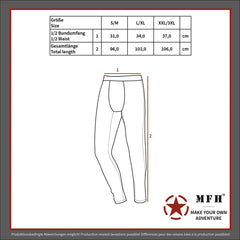 Chiloți Termici Merino 50 Oliv FoxOutdoor - 50% Lână Merino, Anti-Miros