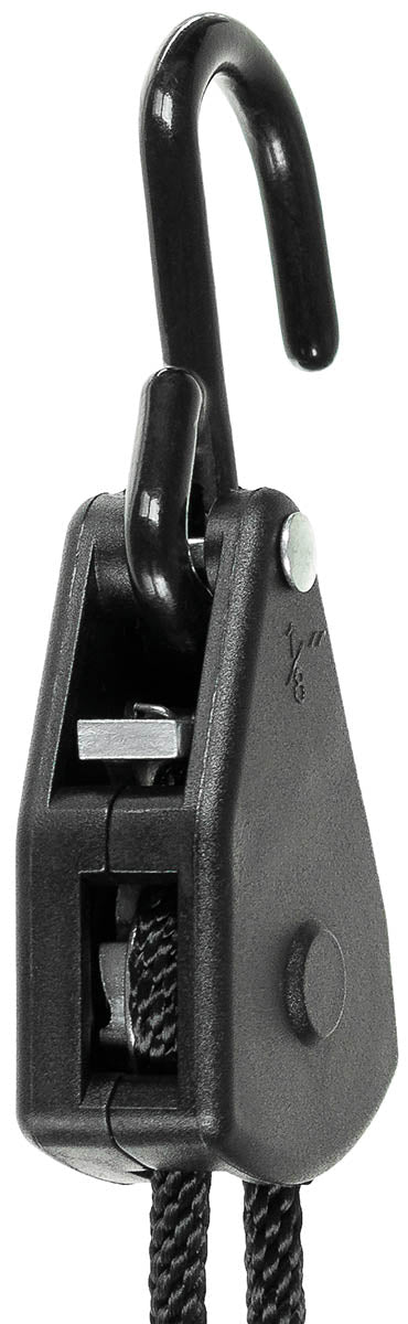 Chingă de Ancorare cu Clichet Negru MFH - 4 mm, 2 Metri