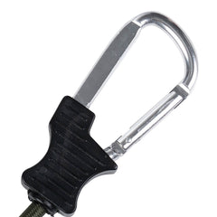 Chinga Elastică Span cu Carabiniere 60 cm Verde - Asigurare Rapidă și Fiabilă