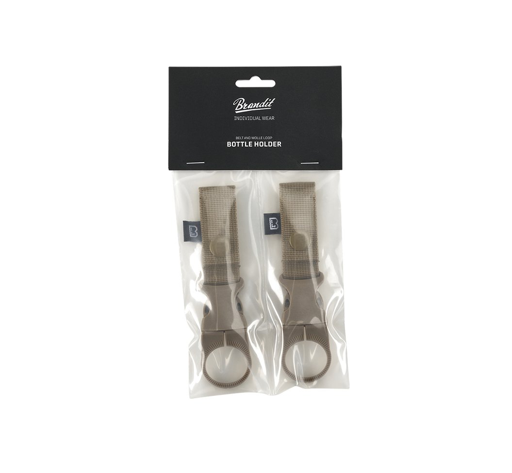 Chinga Molle Loop Bottle Holder 2 Pack Camel Brandit - Acces Rapid