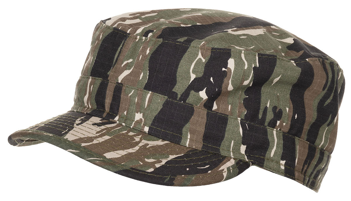 Chipiu US BDU Feldmütze Tiger Stripe MFH - Rip Stop, 100% Bumbac