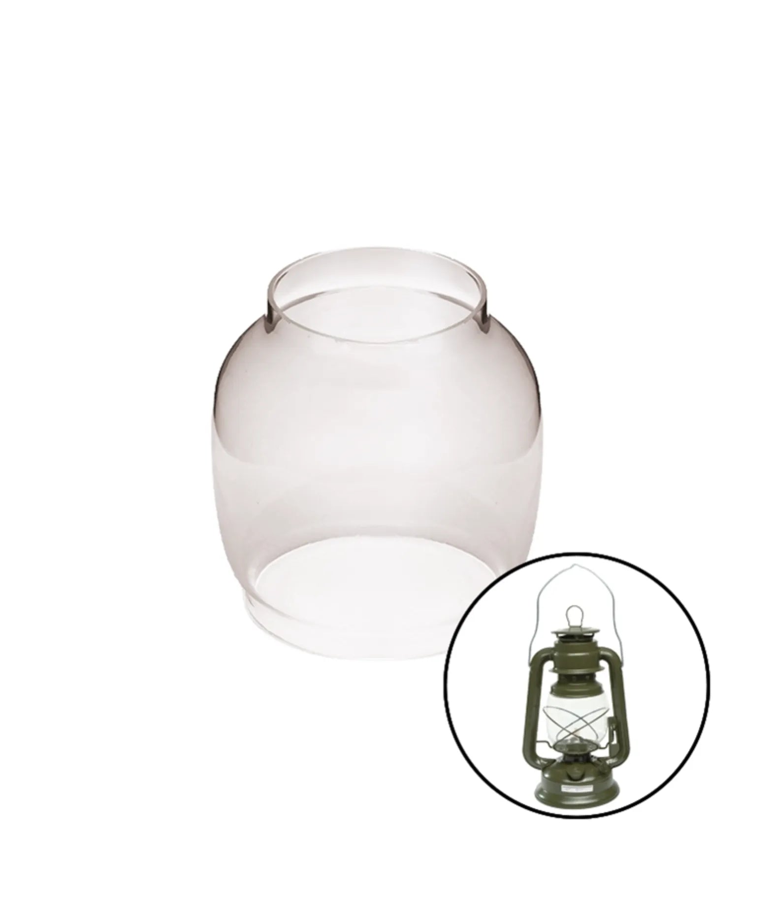 Cilindru de Sticlă pentru Lampa cu Gaz – 23 cm