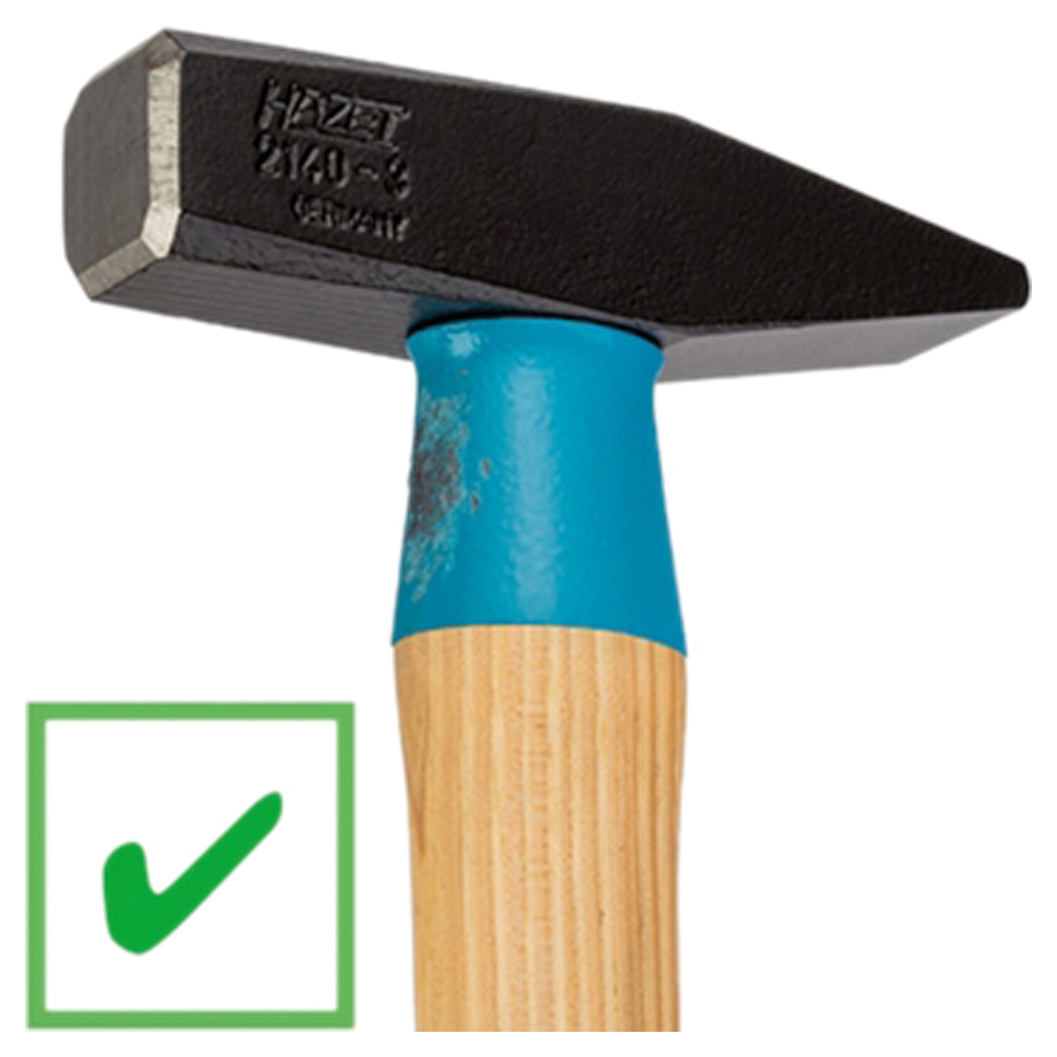 Ciocan de Lăcătuș Bluguard 200g Hazet - Mâner Hickory, Protecție Stiel