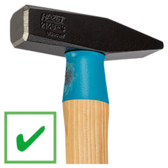Ciocan de Lăcătuș Bluguard 200g Hazet - Mâner Hickory, Protecție Stiel