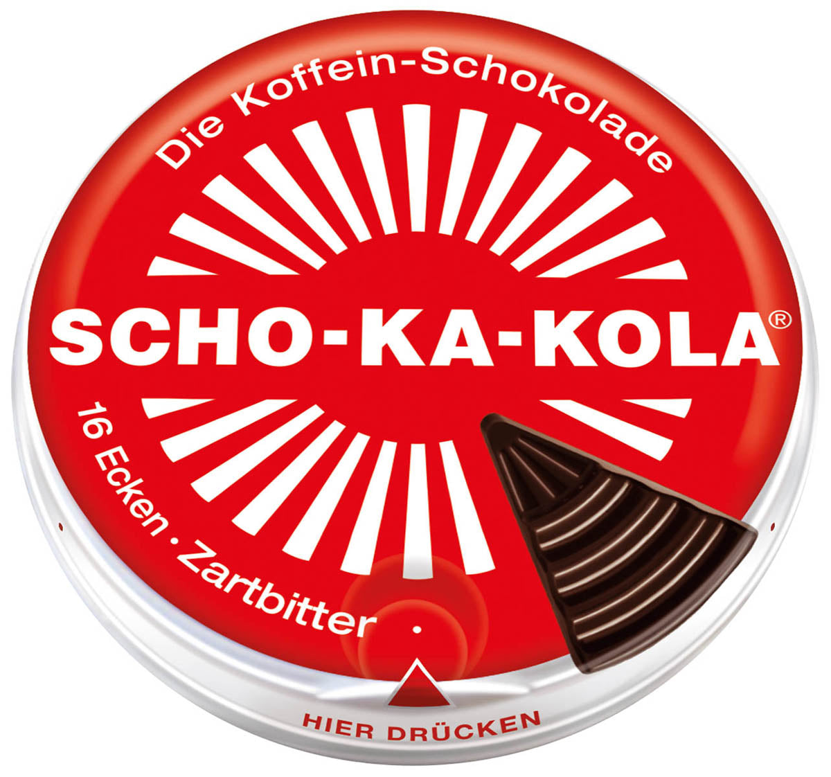 Ciocolată Energizantă Scho-Ka-Kola Zartbitter Amăruie - cu Cofeina, 100g